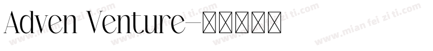 Adven Venture字体转换